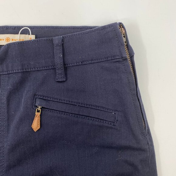 Tory Burch Navy Blue Infinity Jodhpur Skinny Pants | Size 26 - Picture 8 of 9